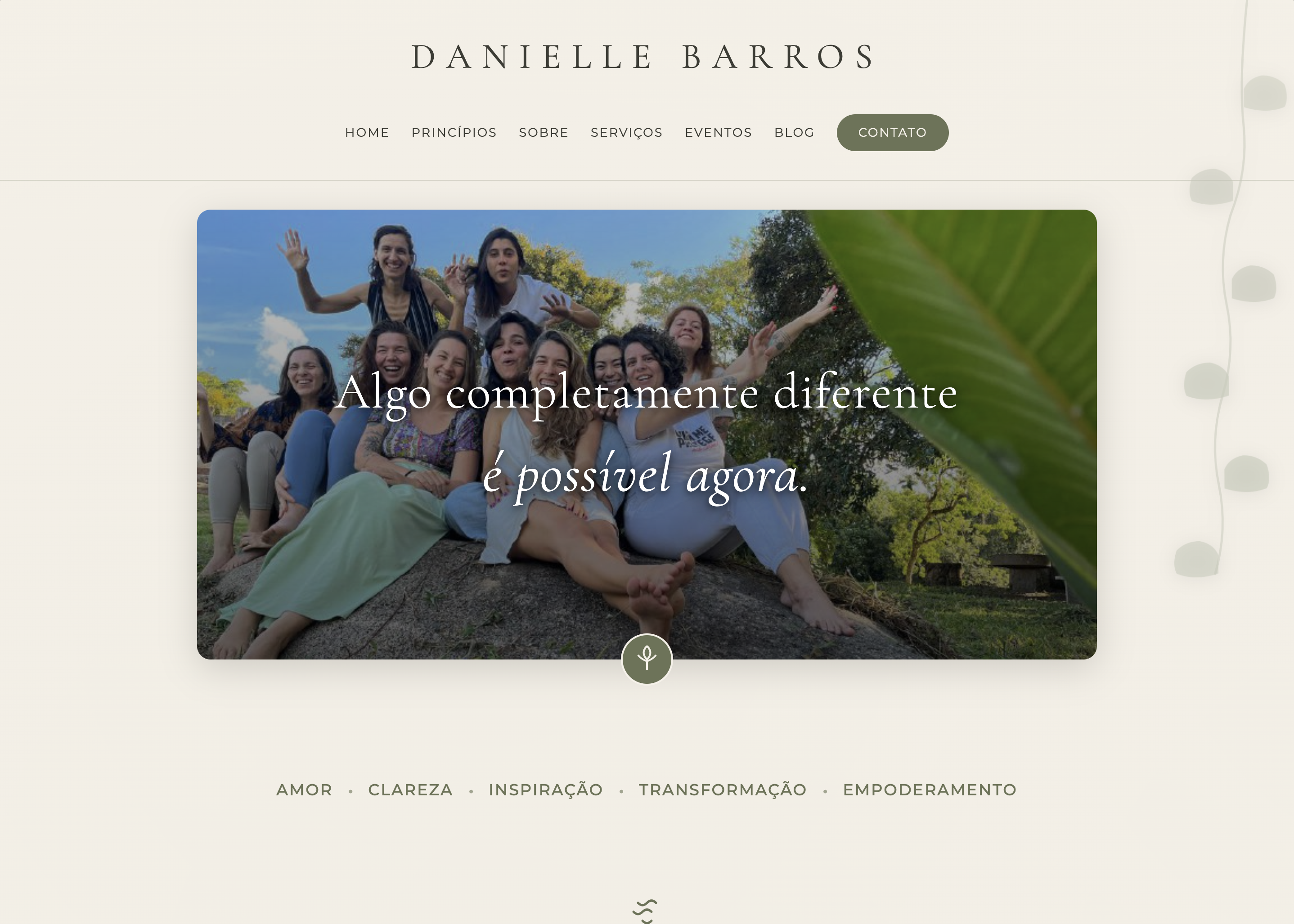 Site Pessoal - Danielle Barros
